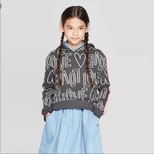 2 for $10 Cat & Jack Printed Love Hoodie